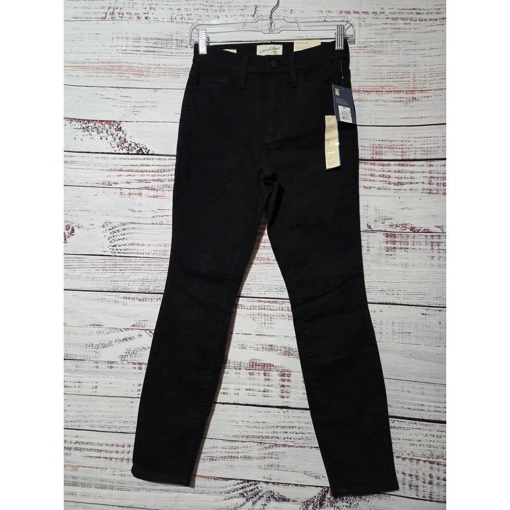 Universal Thread High-Rise Skinny Jeans Black Super Stretch 2S Short